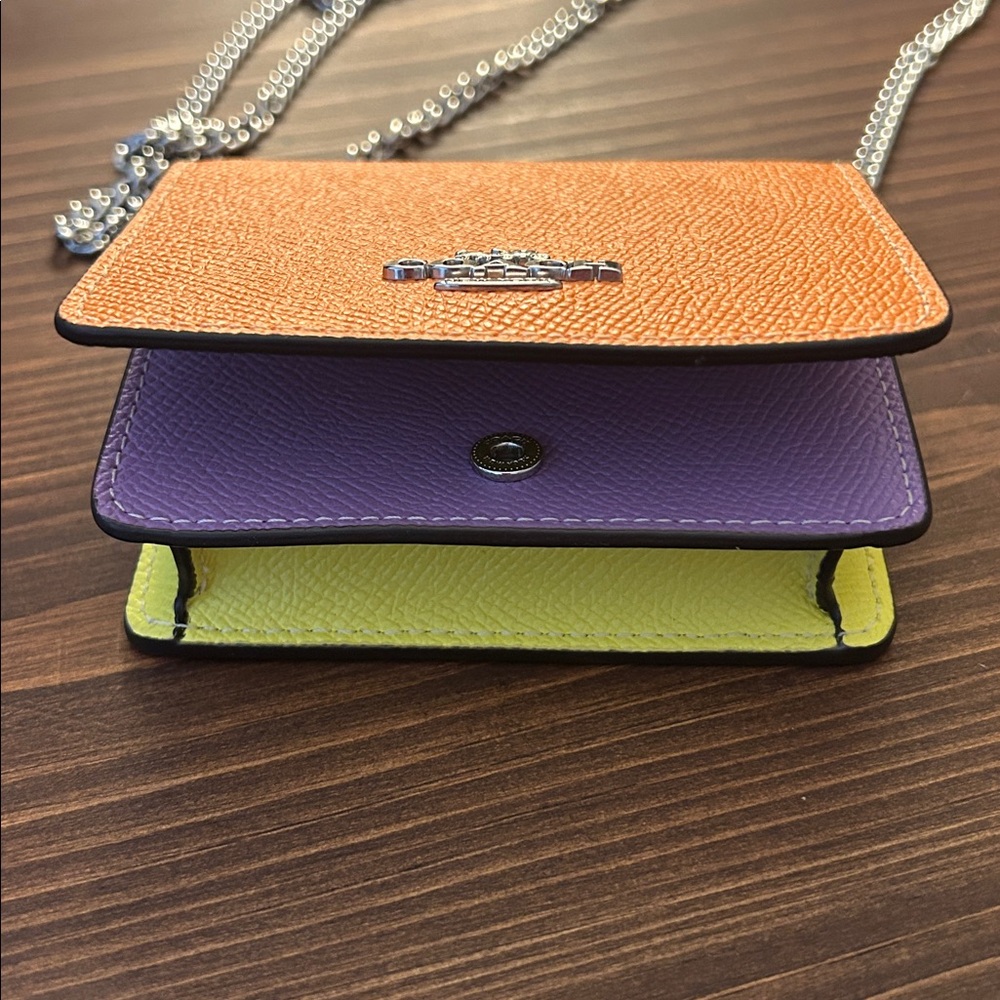 Coach Mini Wallet On A Chain
4” X 3” X 1” EUC - Picture 6 of 8